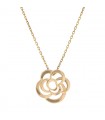 Chanel Fil de Camélia gold necklace