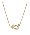 Fred Force 10 diamonds and gold necklace