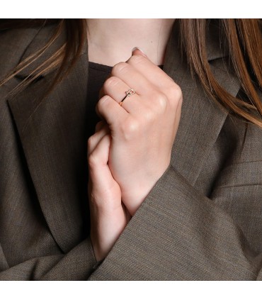 Fred Force 10 diamonds and gold ring