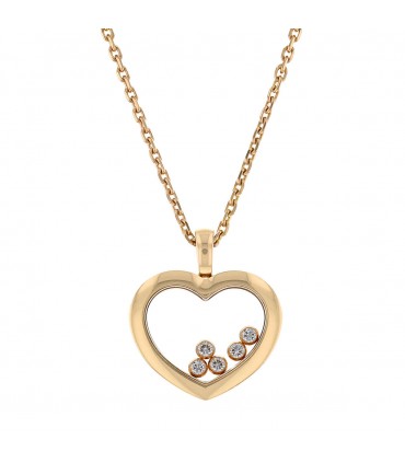 Chopard Happy Diamonds Icons diamonds and gold necklace