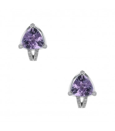 Mauboussin Mes Couleurs à Toi amethyst, diamonds and gold earrings