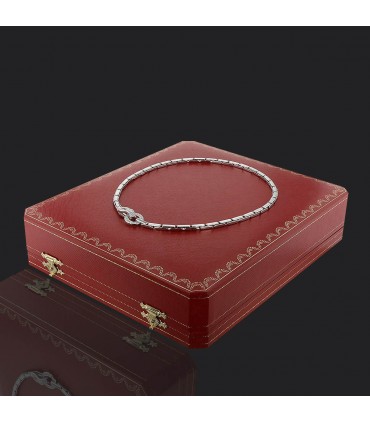 Cartier Agrafe diamonds and gold necklace