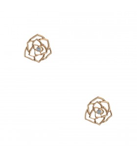 Piaget Rose diamonds and gold earrings