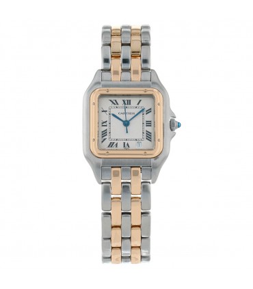 Cartier Panthère stainless steel and gold watch