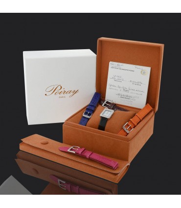Poiray Ma Première diamonds and stainless steel watch