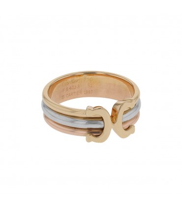 Cartier Double C gold ring