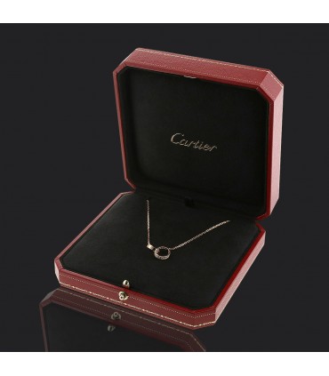 Cartier Love diamonds and gold necklace