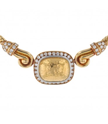 Chaumet Les Pierres d’Or, diamonds, gold and platinum necklace