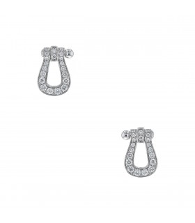 Fred Force 10 diamonds and gold earrings