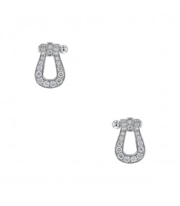 Fred Force 10 diamonds and gold earrings