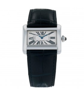 Cartier Divan stainless steel watch