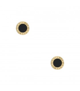 Bulgari Bulgari onyx and gold earrings