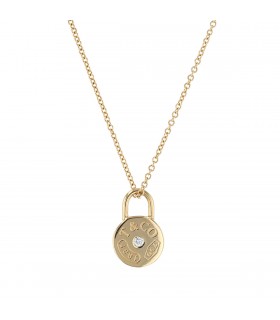 Tiffany 1837 Diamond and gold pendant necklace