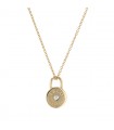 Tiffany 1837 Diamond and gold pendant necklace