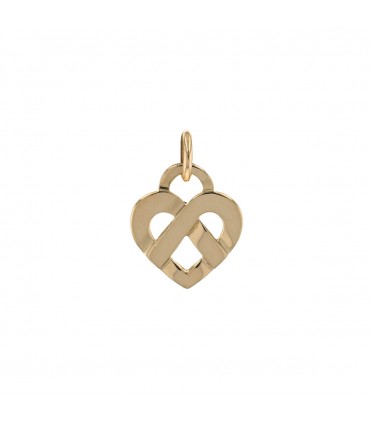 Poiray Coeur Entrelacé gold pendant