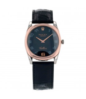 Rolex Cellini pink and white gold watch circa 1998