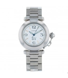 Cartier Pasha stainless steel watch