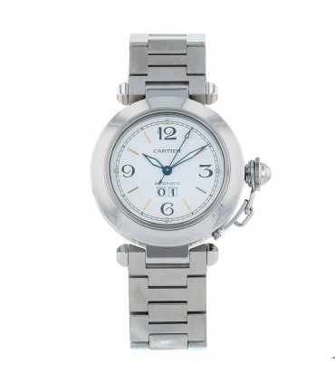 Cartier Pasha stainless steel watch