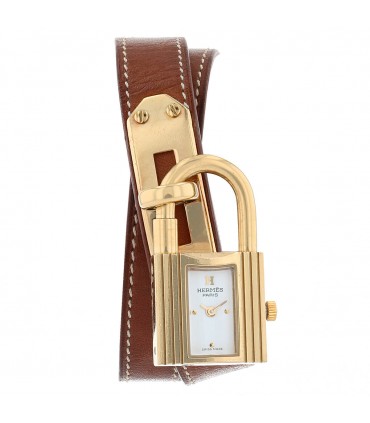 Hermès Kelly Double Tour gold-plated watch