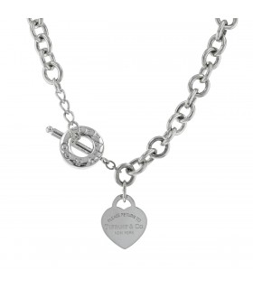 Tiffany & Co Return to Tiffany silver necklace