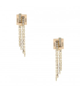 Boucheron Déchaîné diamonds and gold earrings