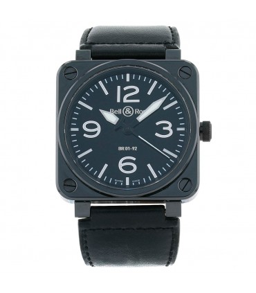 Bell & Ross BR01-92 black ceramic and stainless steel watch