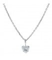 Diamond and gold pendant-necklace - LFG 1,83 cts G SI2