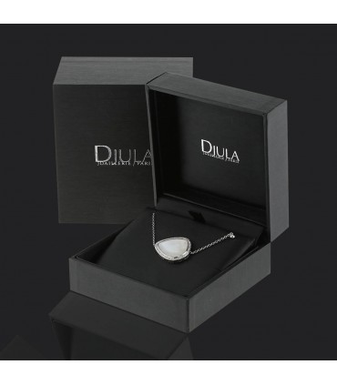 Djula Magic Stone mother-of-pearl, diamonds and gold bracelet