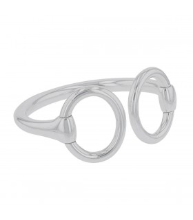 Hermès Nausicaa silver bracelet