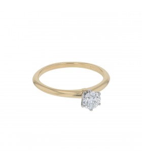 Tiffany & Co. diamond, gold and platinum ring