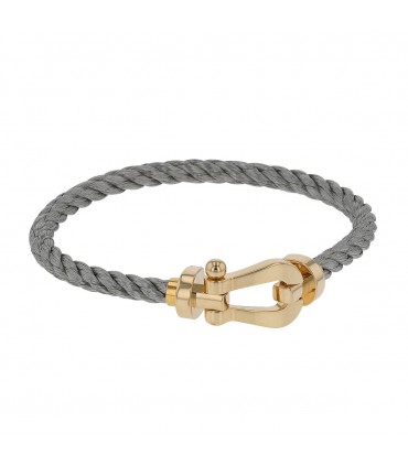 Fred Force 10 gold and stainless steel bracelet