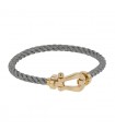 Fred Force 10 gold and stainless steel bracelet