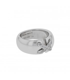 Chaumet Liens diamonds and gold ring