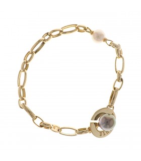 Bracelet Torrente or et perles