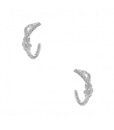 Didier Guérin diamonds and gold earrings