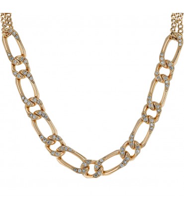 Diamonds and gold necklace