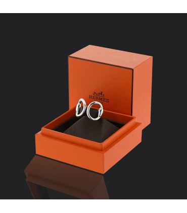 Hermès Nausicaa silver ring