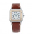 Cartier Santos gold and stainless steel watch