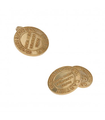 Cartier gold cufflinks