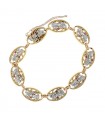 Diamonds, rubies and gold bracelet