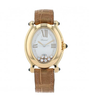 Chopard Happy Sport diamonds and gold watch