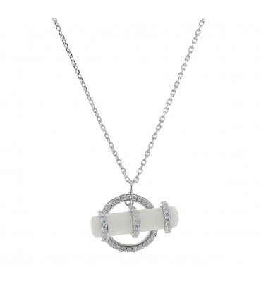 Victoria Casal diamonds, mother-of-pearl and gold necklace
