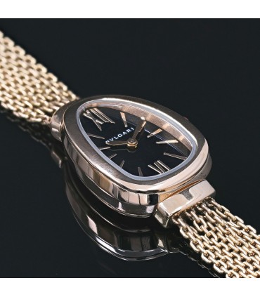 Bulgari Serpenti gold watch