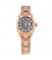 Rolex Lady DateJust gold and diamonds watch