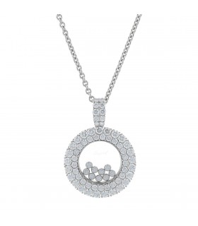 Chopard Happy Diamonds diamonds and gold necklace