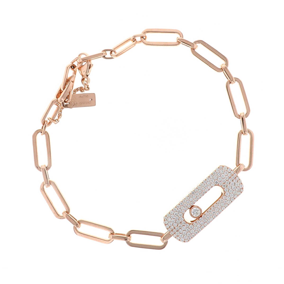 Messika My Move diamonds and gold bracelet