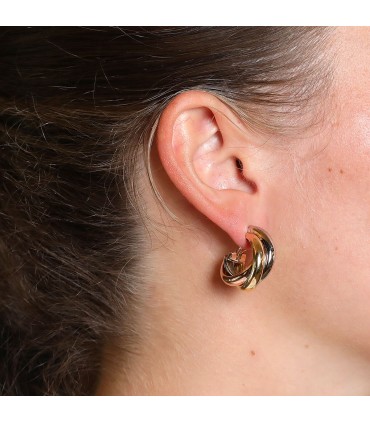 Cartier Trinity gold earrings