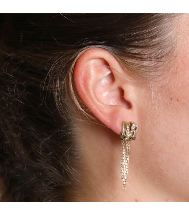 Boucheron Déchaîné diamonds and gold earrings