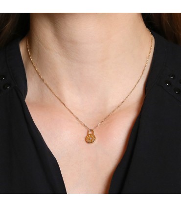 Tiffany 1837 Diamond and gold pendant necklace