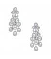 Van Cleef & Arpels Dentelle diamonds and gold earrings